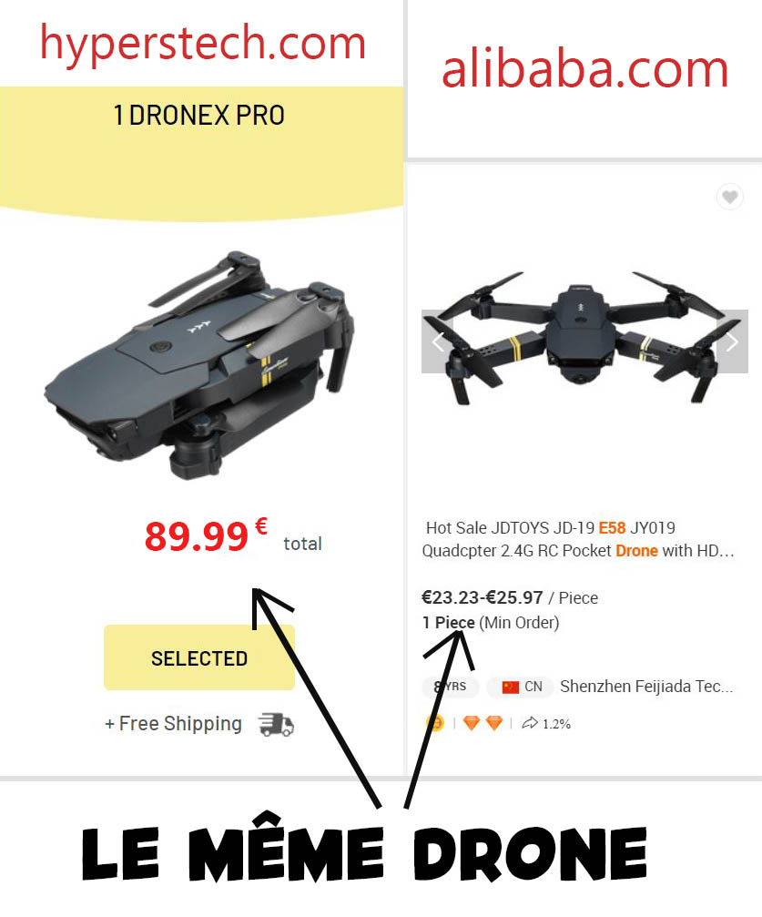  arnaque Drone X Pro